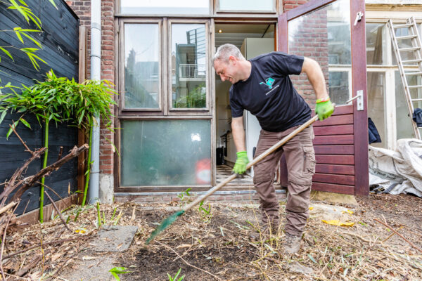 Tuin ontruimen